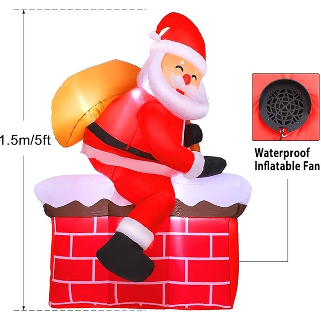 Дядо Коледа на комина