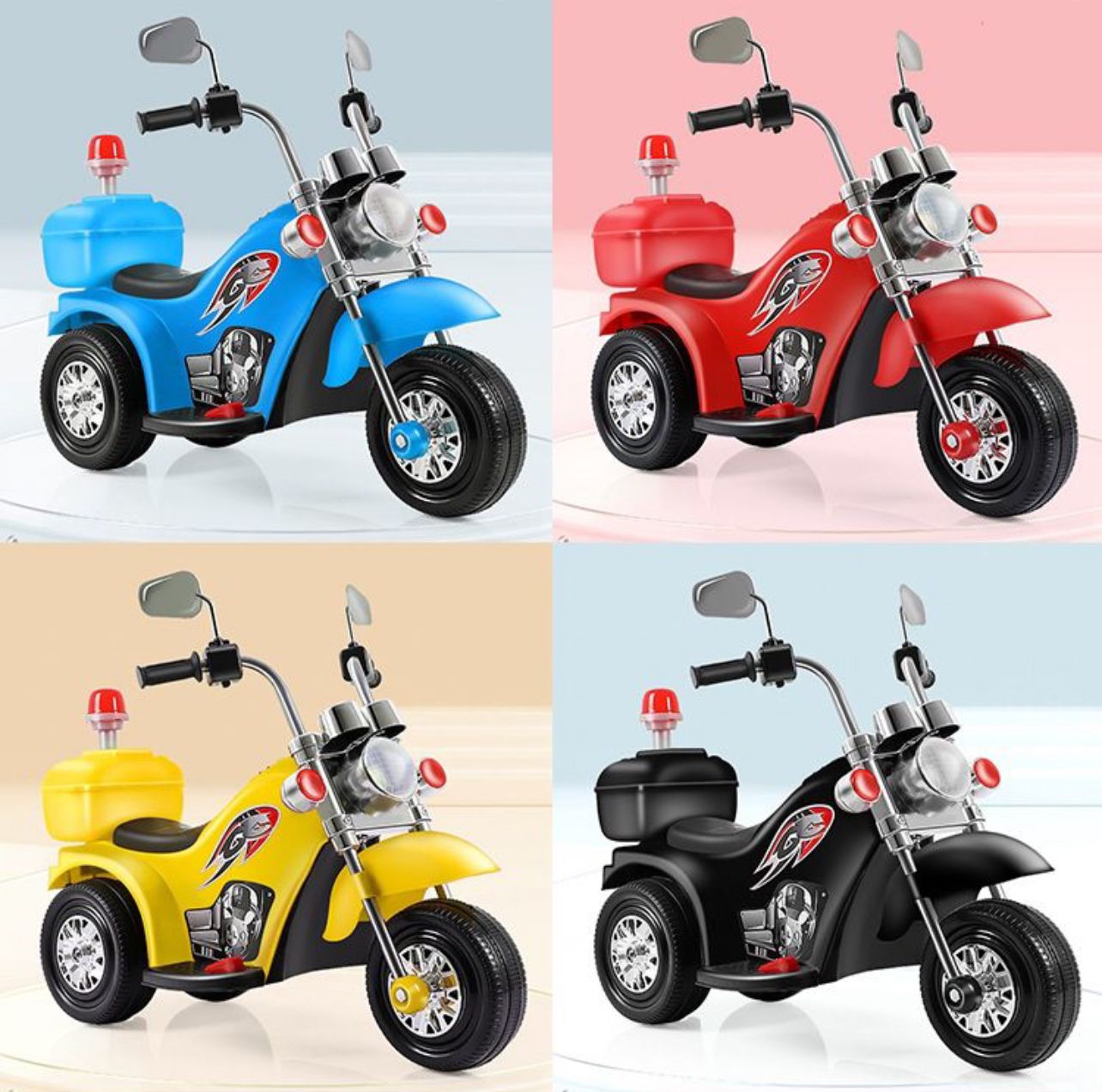 Електрически полицейски мотоциклет за деца