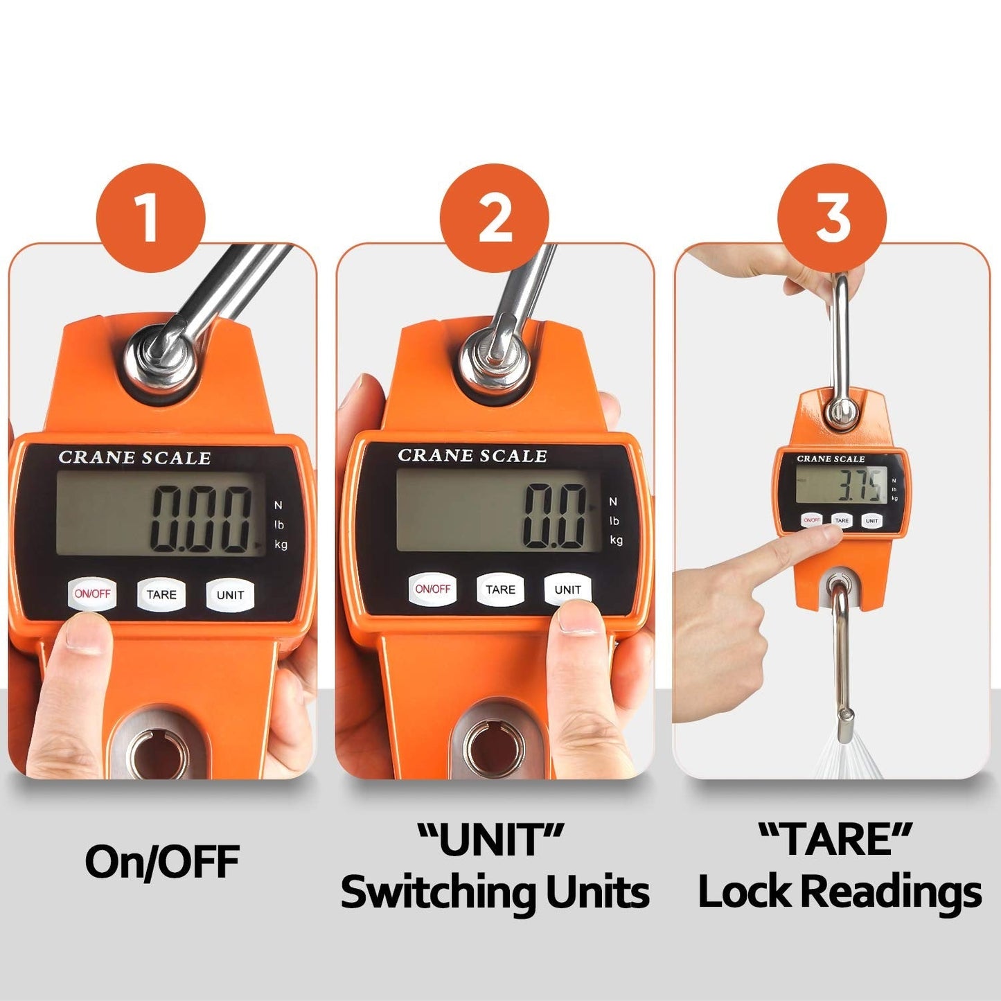 Дигитална висяща кранова везна до 300 кг