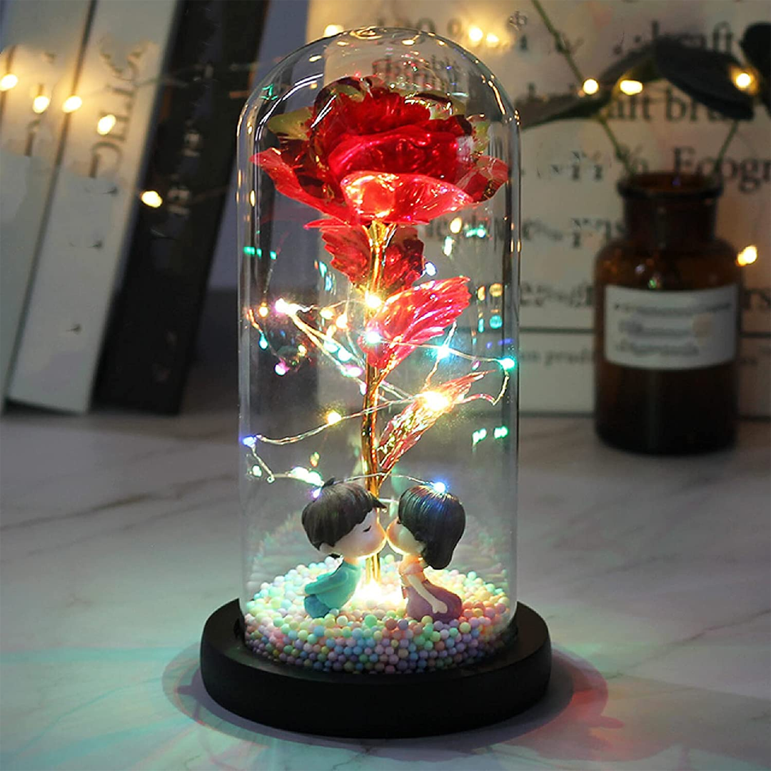 Вечна роза в стъклен купол