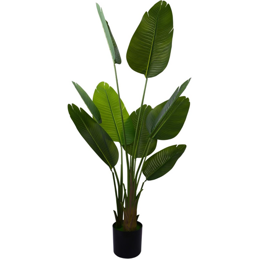 Изкуствено растение – Стрелка с големи листа, височина 110 см