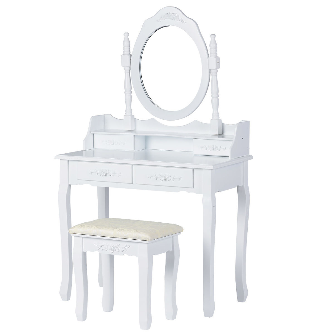 Тоалетна маса със стол Оливия