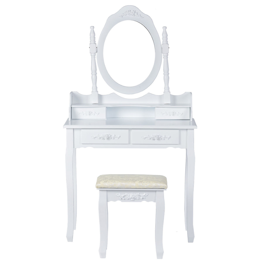 Тоалетна маса със стол Оливия