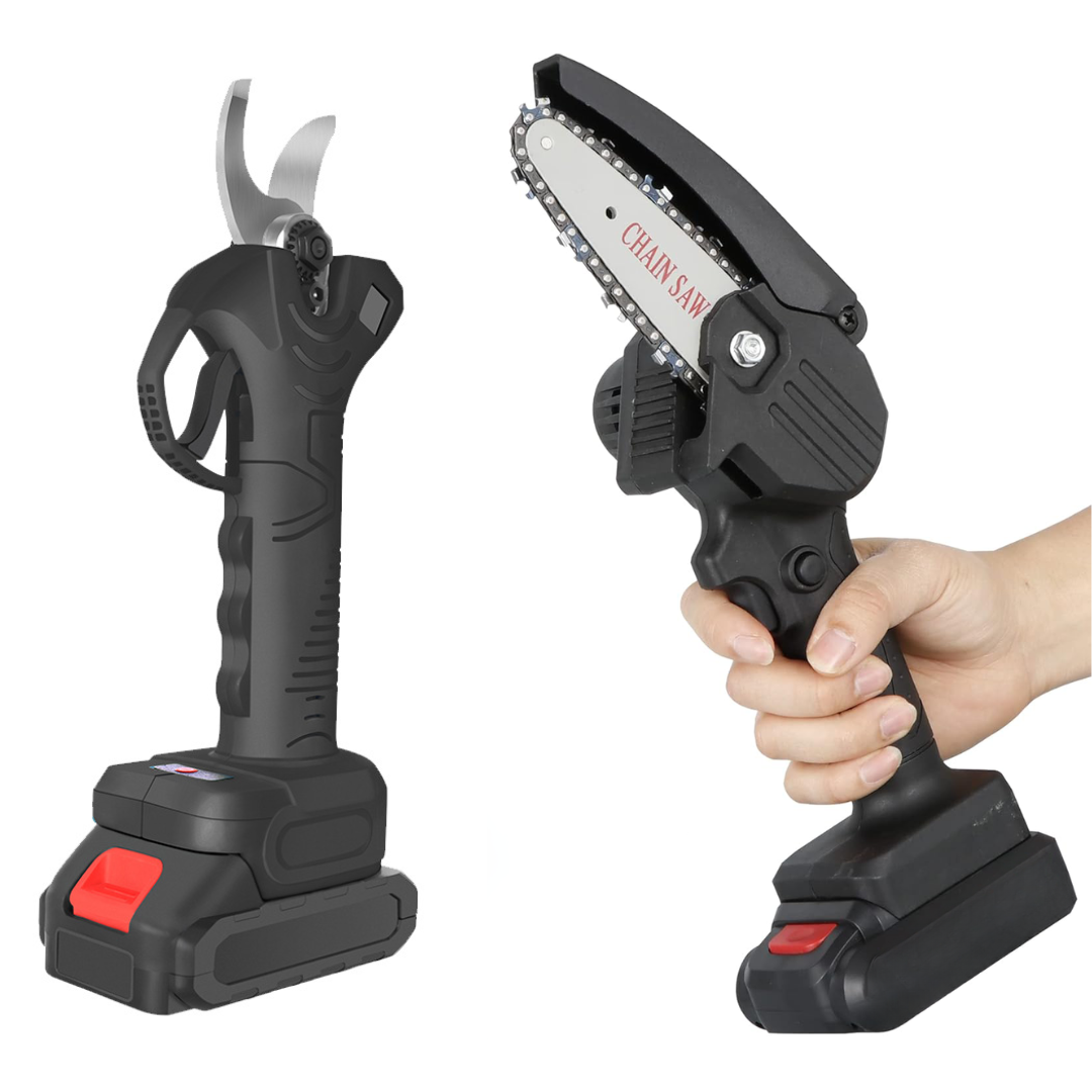 Agram Tools Аку комплект – безжичен трион и ножици