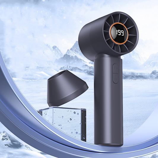 Преносим турбо вентилатор с LED дисплей