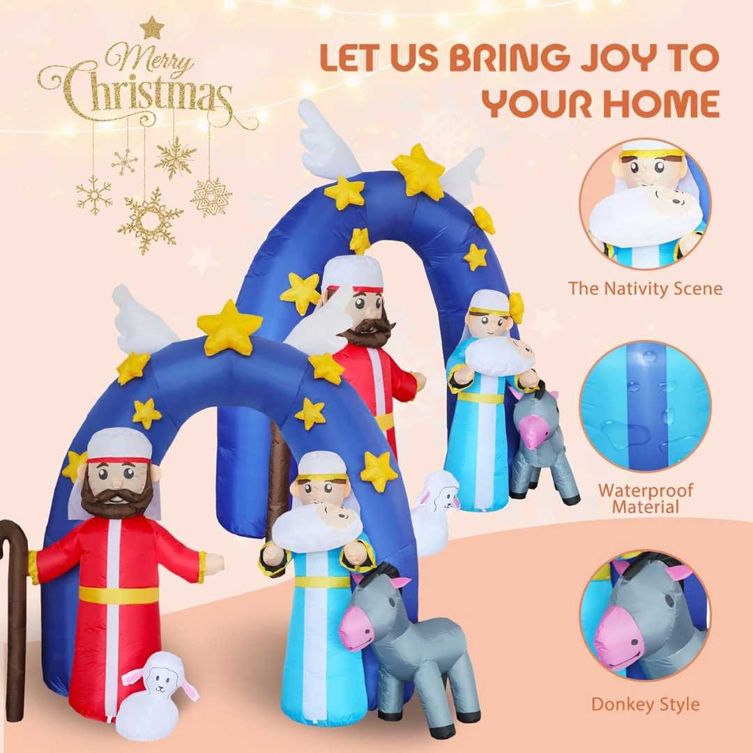 Коледни пух - Двойки 2,4 м