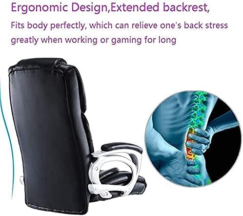 Ергономичен офис стол от изкуствена кожа