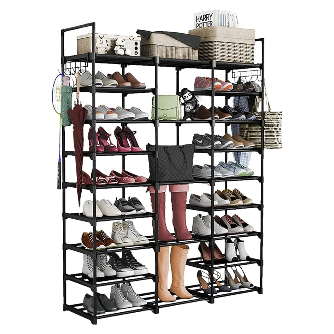 Многофункционален рафт за обувки и якета – Стабилен