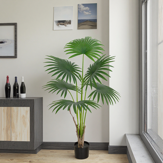 Изкуствена палма във ваза – височина 150 см