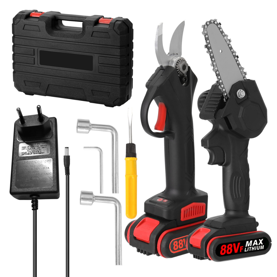 Agram Tools Аку комплект – безжичен трион и ножици