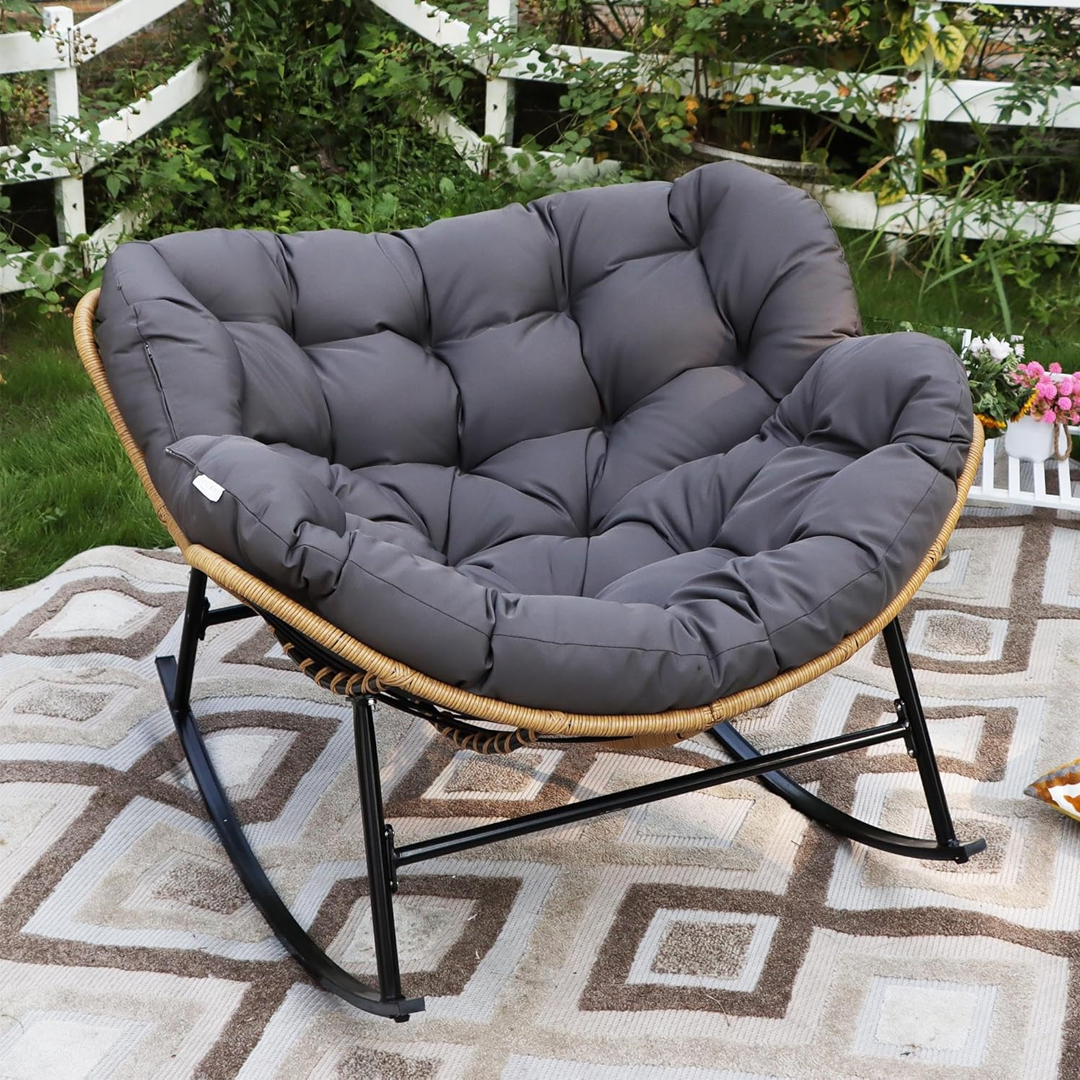 XXL Северно люлеещо се кресло