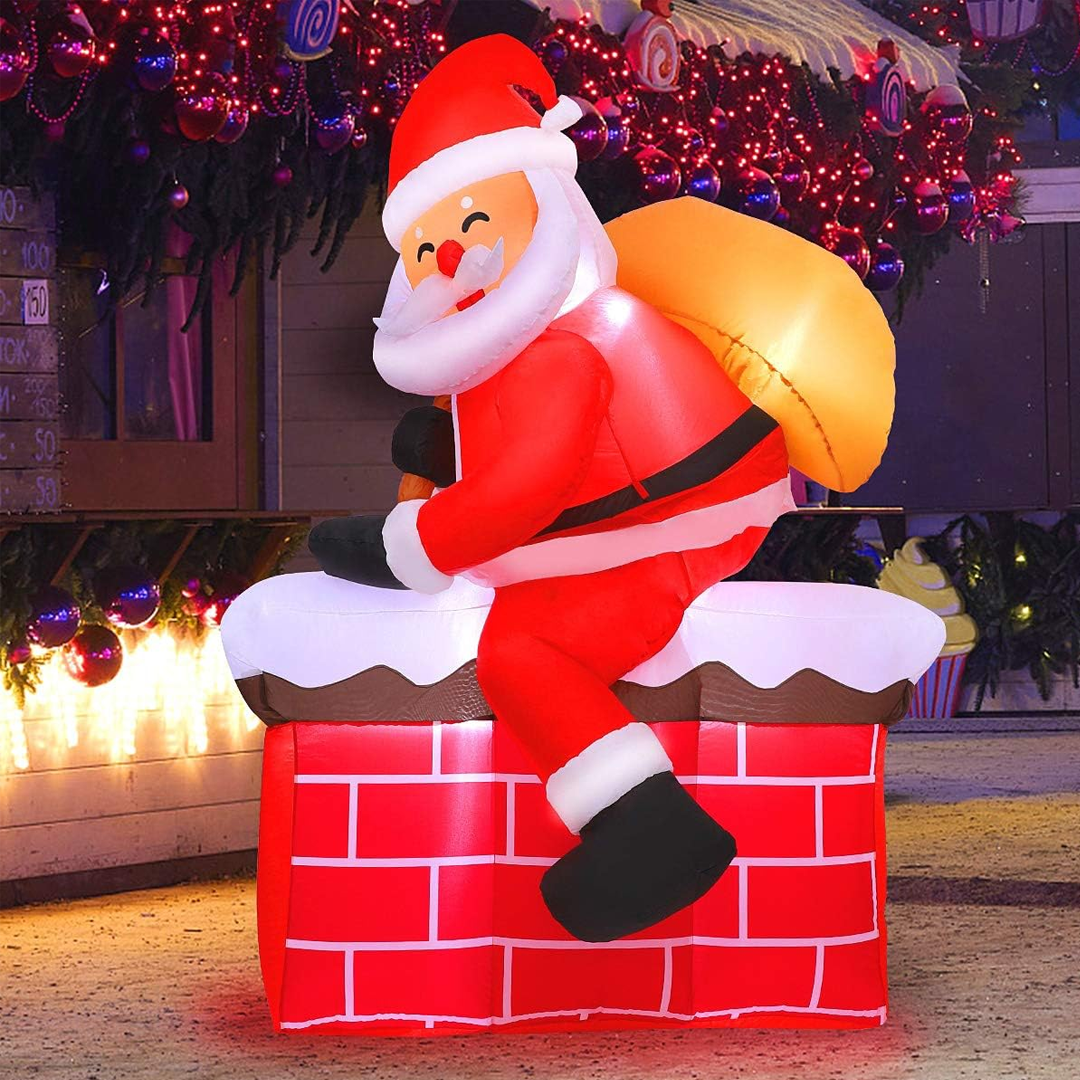 Дядо Коледа на комина