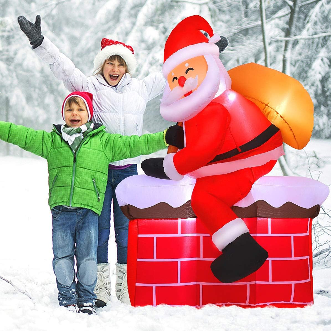 Дядо Коледа на комина