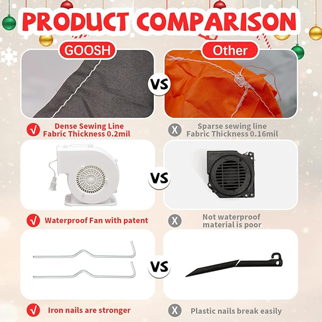 210 см Дядо Коледа и шейна с елени