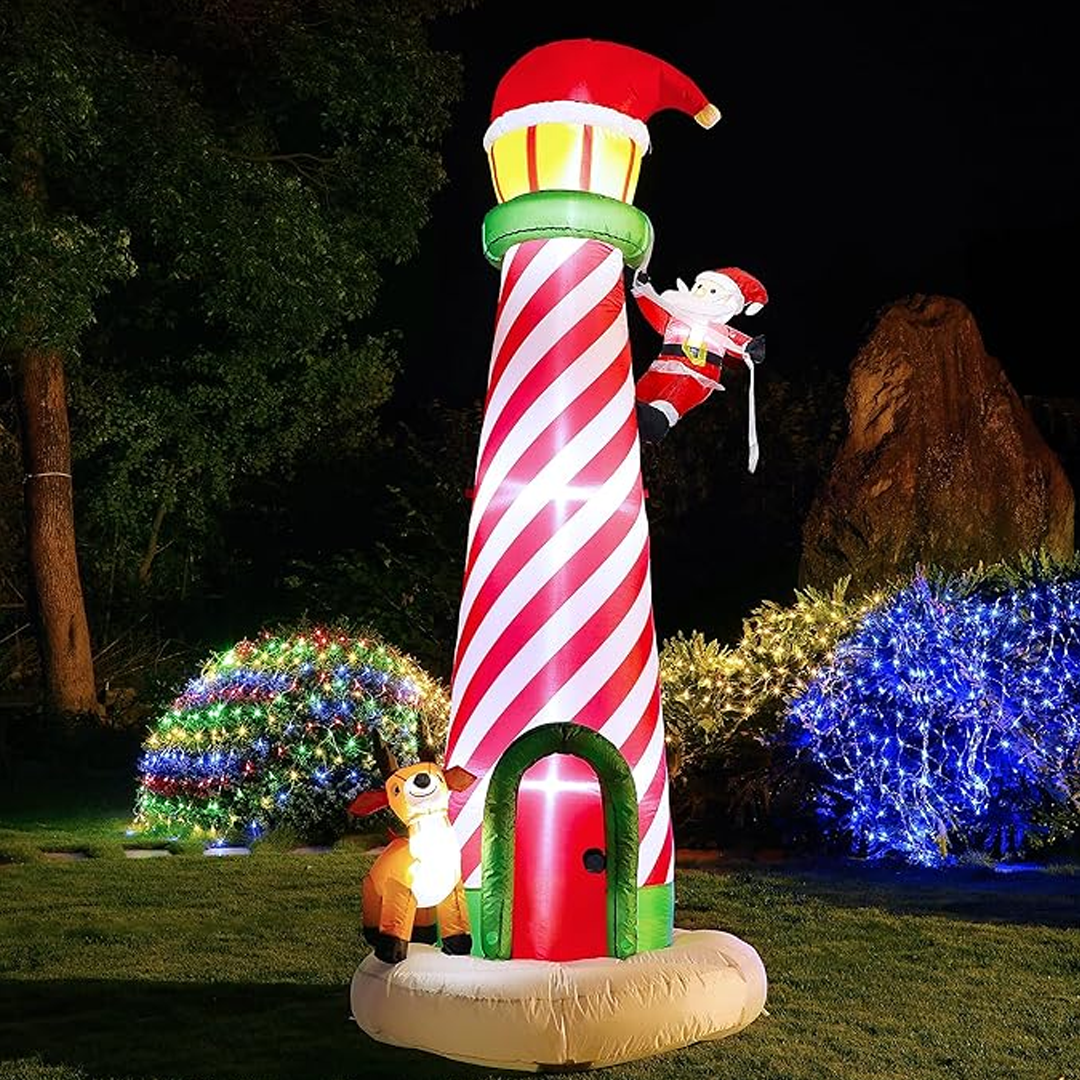 Весел фар надуваем на Коледа - 3м