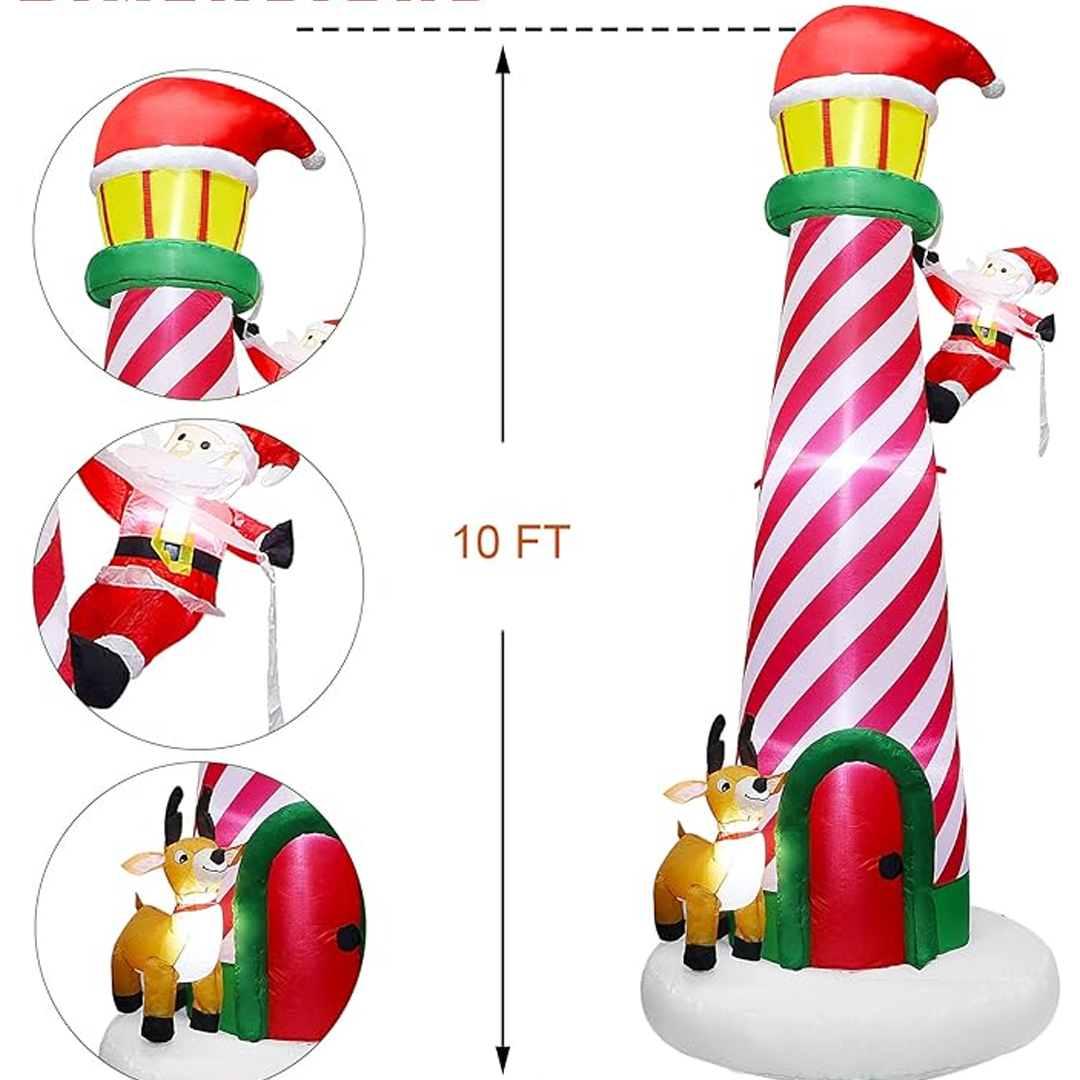 Весел фар надуваем на Коледа - 3м