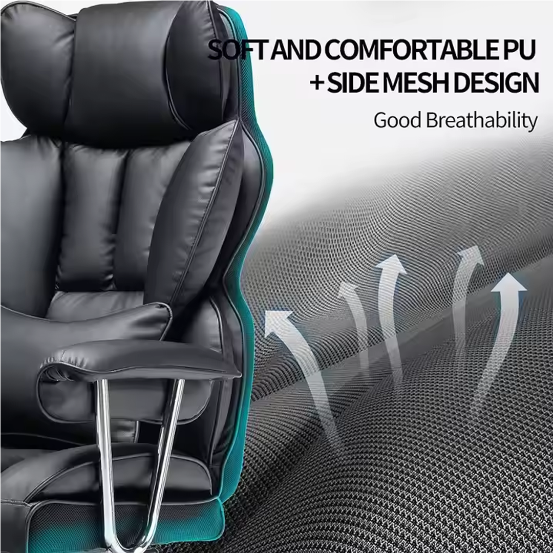 Ергономичен офис стол с висок гръб