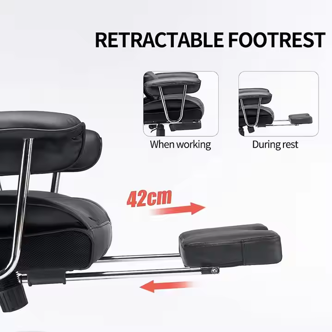 Ергономичен офис стол с висок гръб