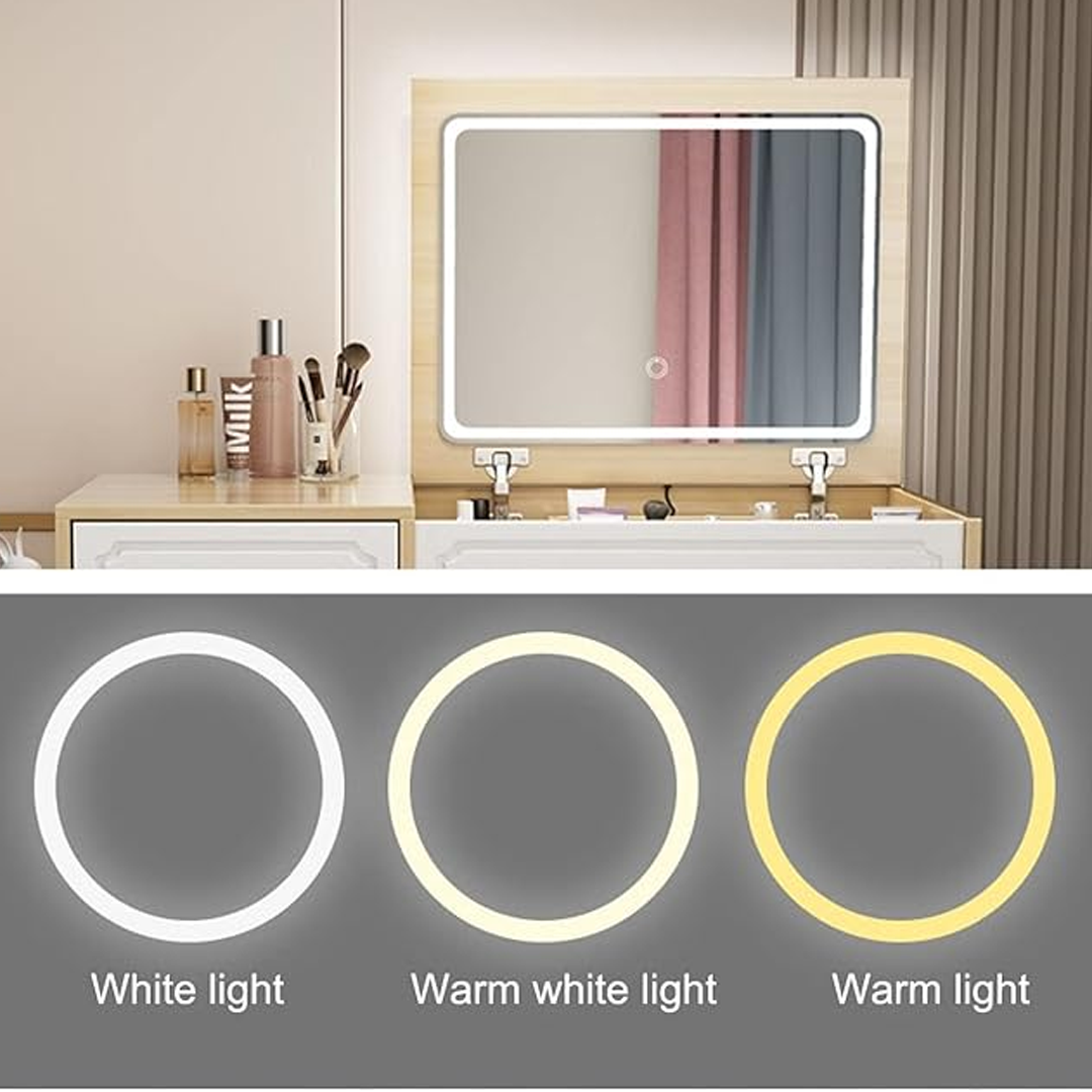 Тоалетка със сгъваемо огледало