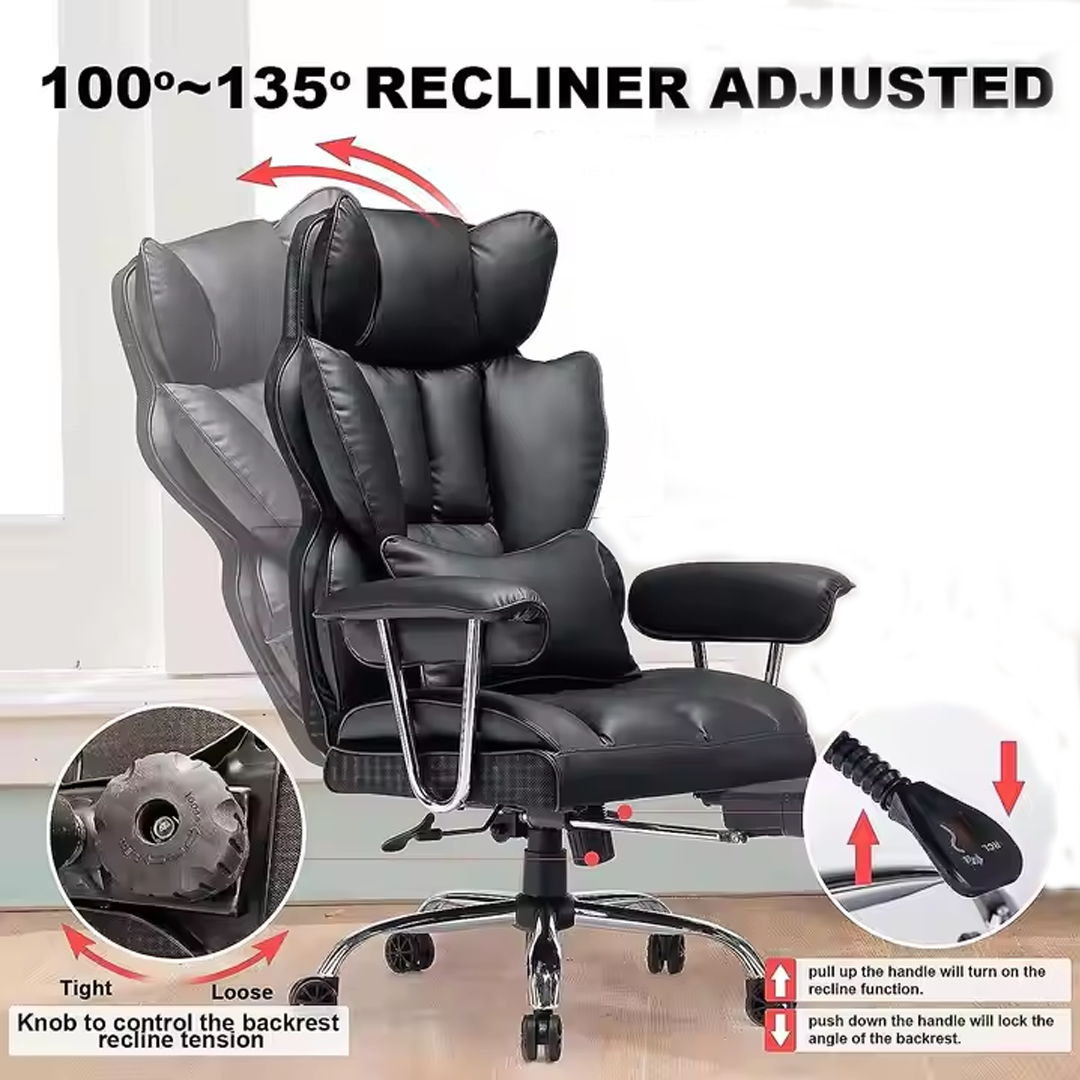 Ергономичен офис стол с висок гръб