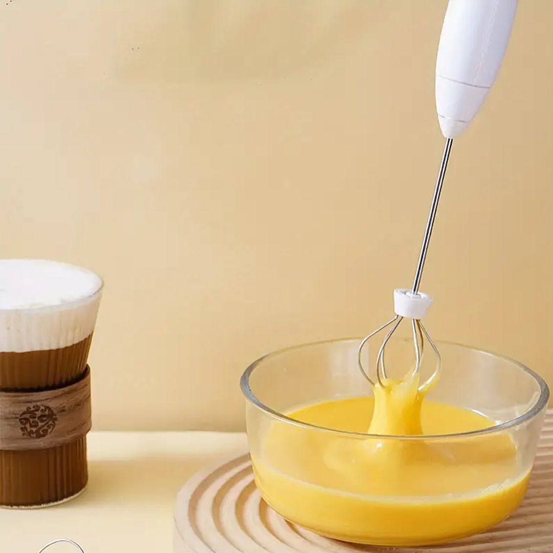 Преносима електрическа бъркалка за кафе, яйца, мляко и други