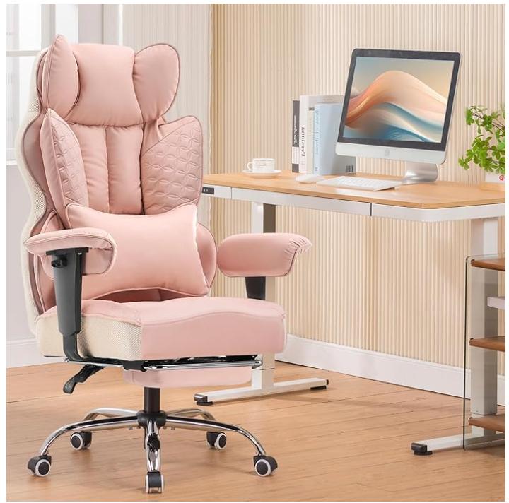 Ергономичен офис стол с висок гръб