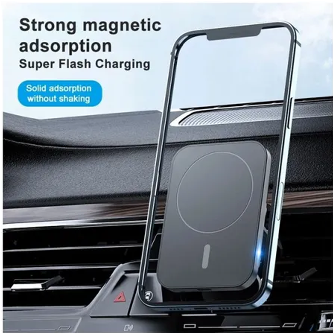 Безжично зарядно устройство със силeн магнит