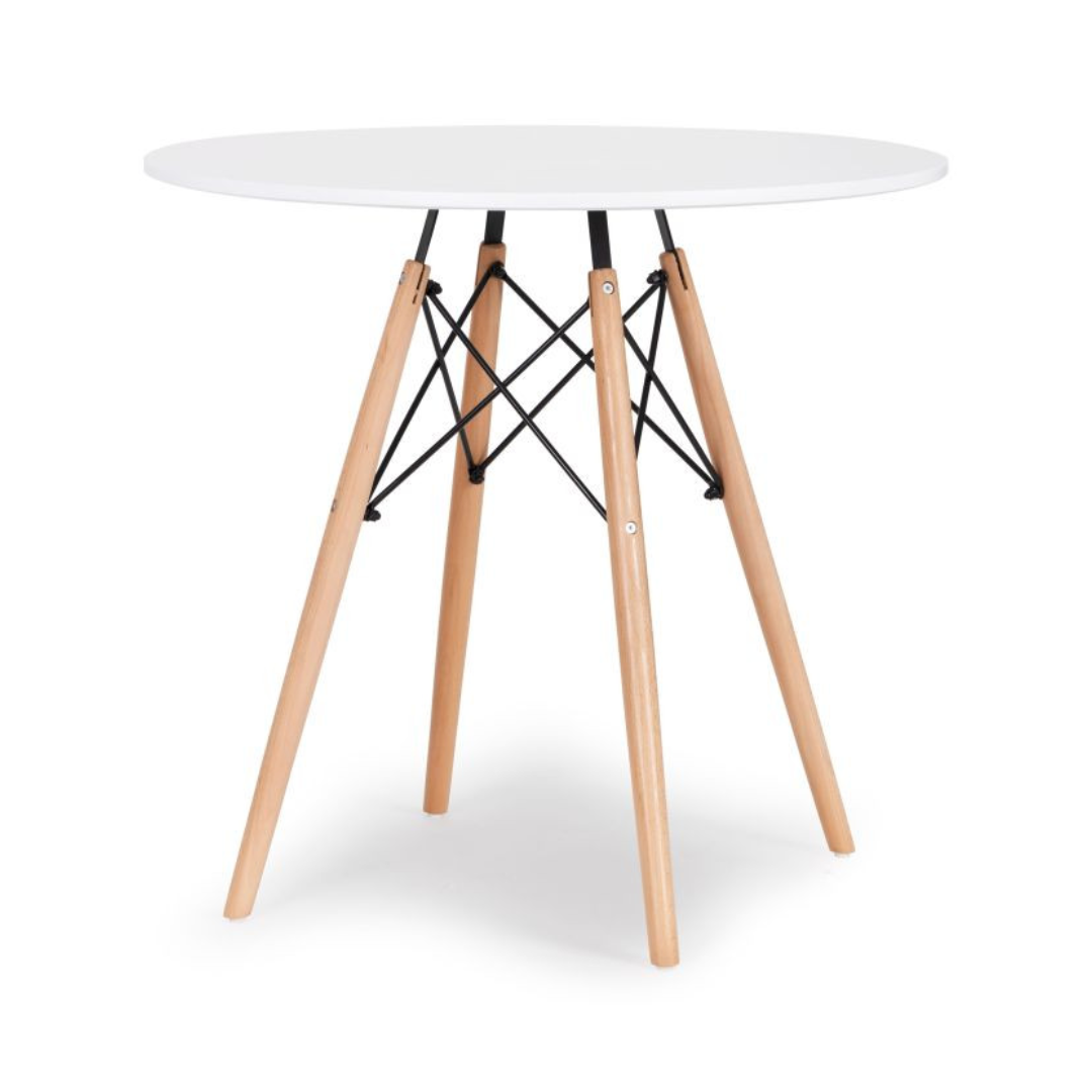 Торино маса – Кръгла 80 см (бяла или черна)