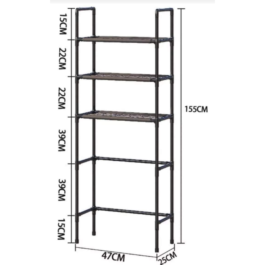 Стелаж над WC - 3-етажен рафт