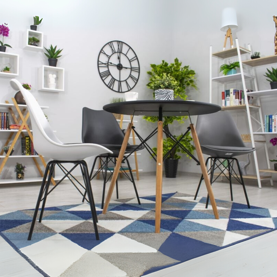 Торино маса – Кръгла 80 см (бяла или черна)