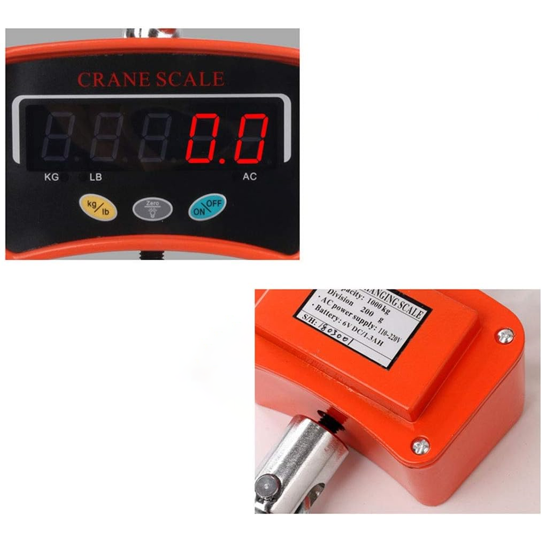 Дигитална висяща мрежеста вага. Максимално тегло: 300 кг / 1000 кг