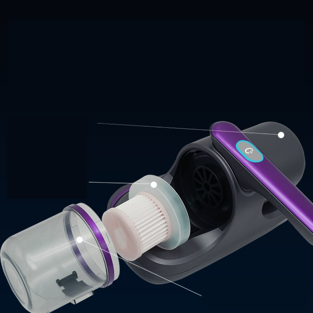 Прахосмукачка за отстраняване на акари, прах и бактерии