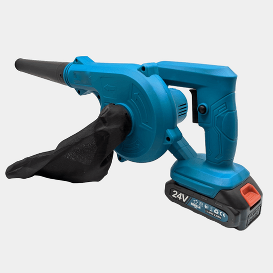 Акумулаторен вентилатор/прахосмукачка за листа с две батерии