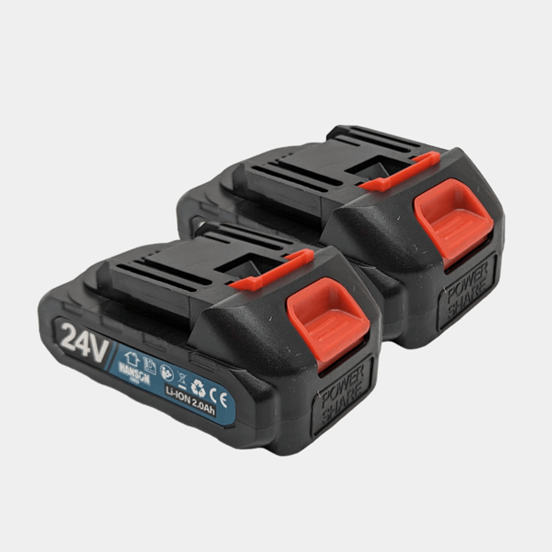 Акумулаторен вентилатор/прахосмукачка за листа с две батерии