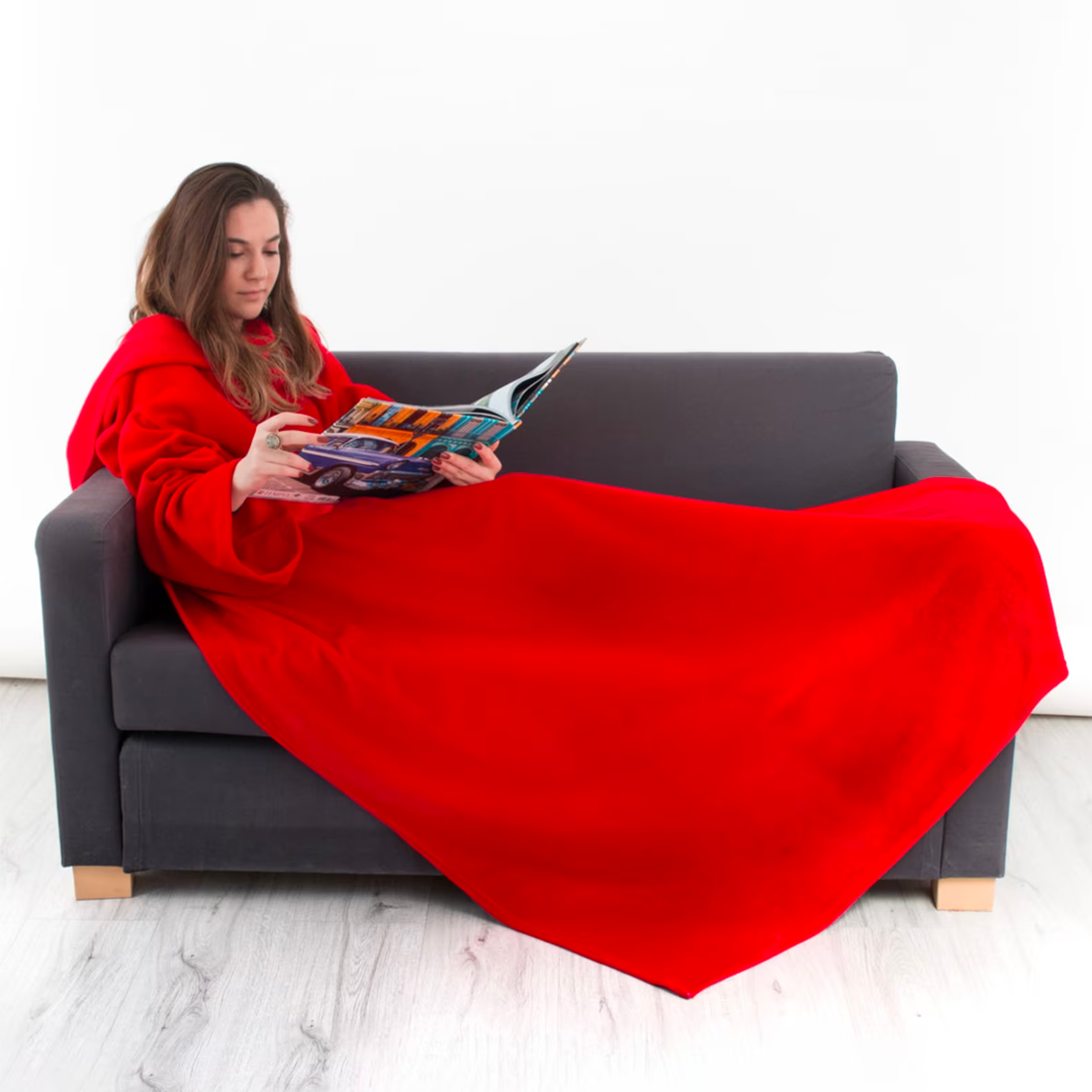 Одеяло с ръкави за цялото тяло