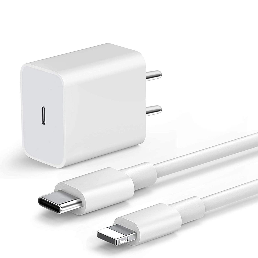 20 W USB-C зарядно за iPhone. iPad и AirPods с кабел (адаптер и кабел)