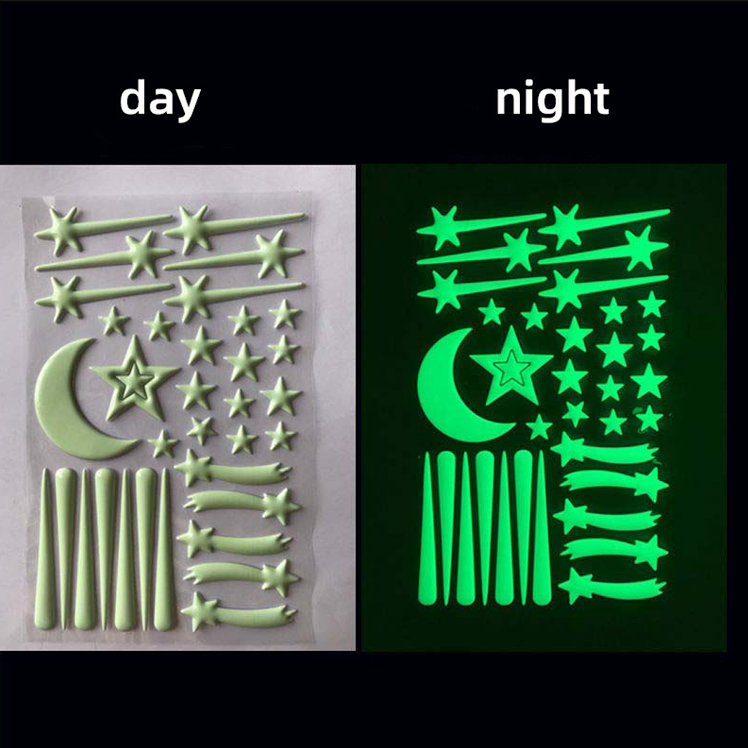 Звезди. които светят в тъмното. стикери за детска стая