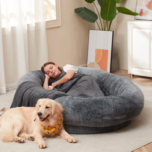 Гигантско легло с човешки размери