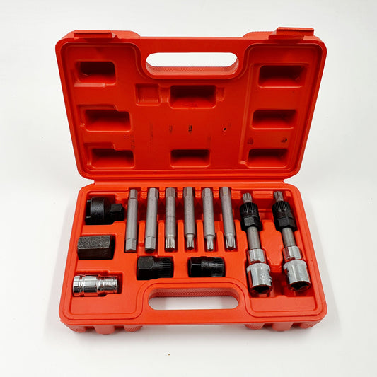 Комплект от 13 части за монтаж и демонтаж на алтернатор и шайба