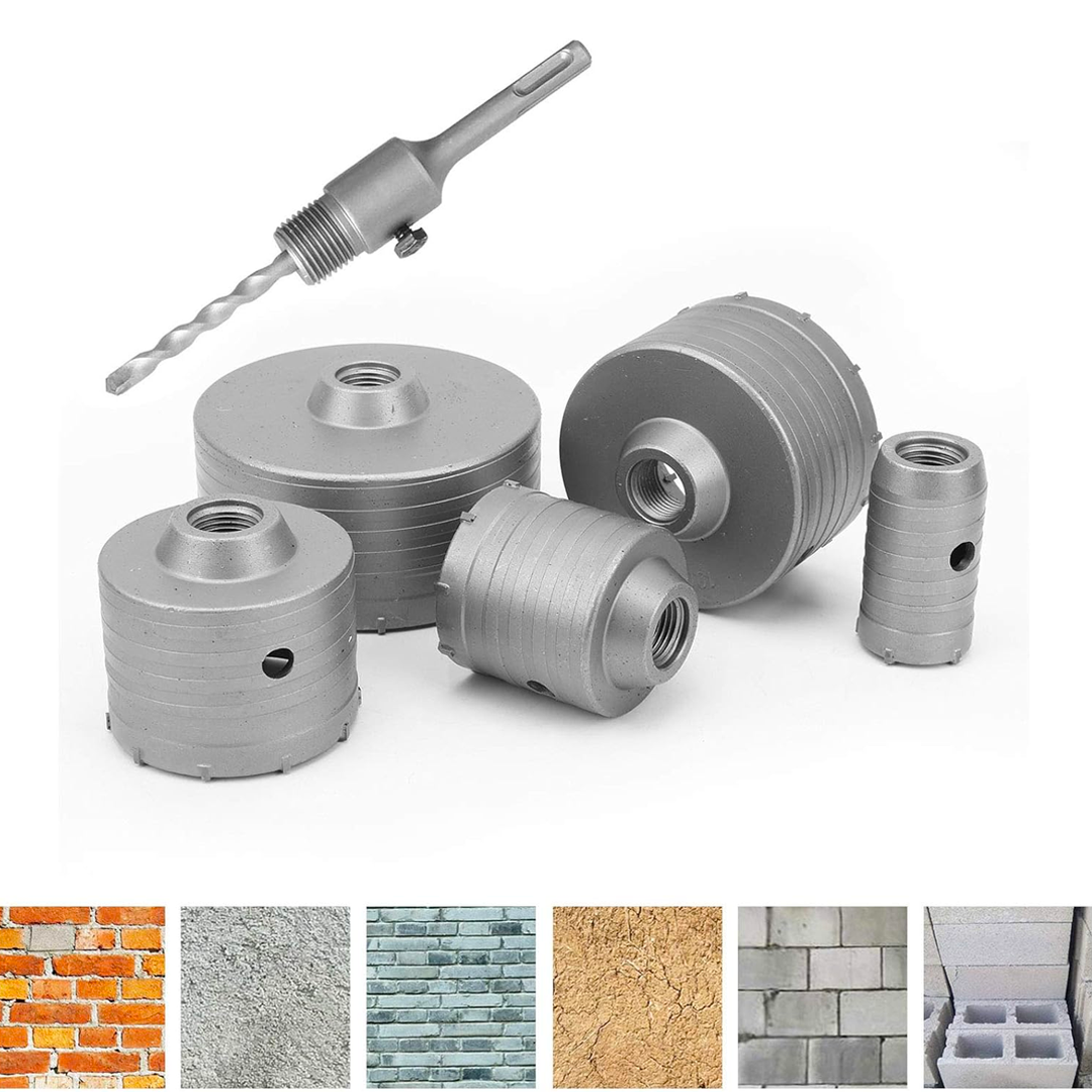 Свредла за бетон: 125 мм. 100 мм. 80 мм. 65 мм. 40 мм