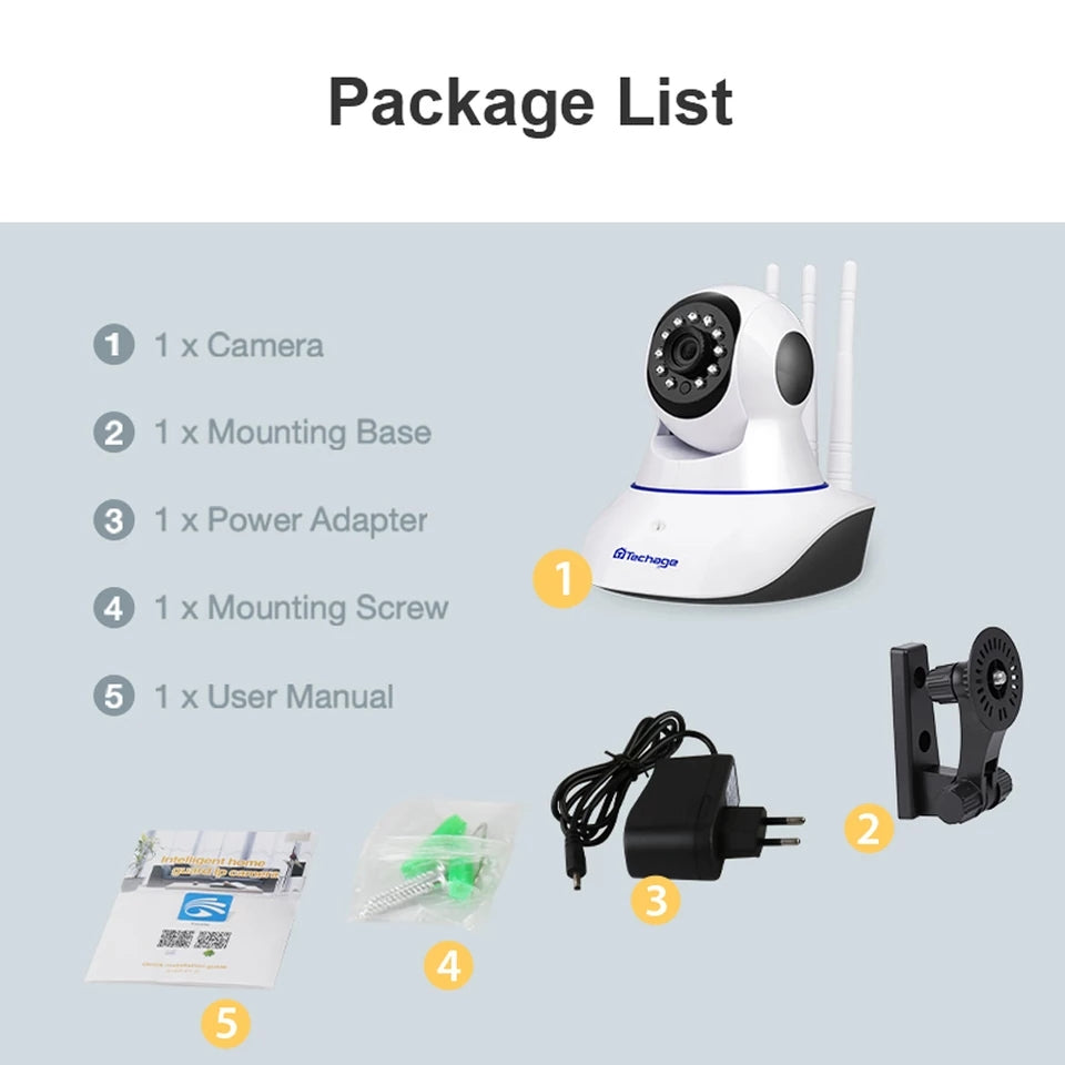 WIFI КАМЕРА С 360° ВЪРТЕНЕ