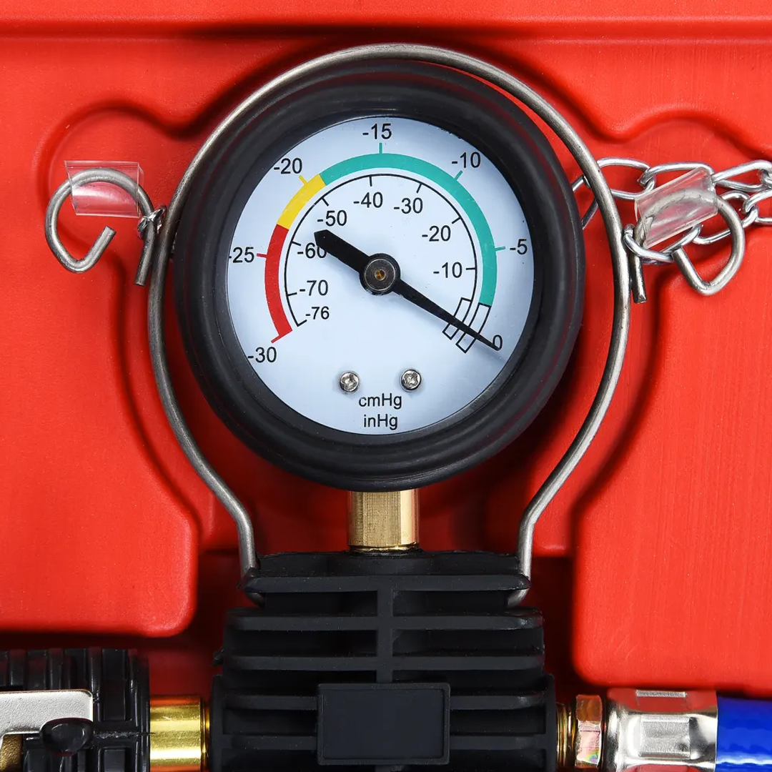 Комплект за вакуумно почистване и пълнене на охладителната система