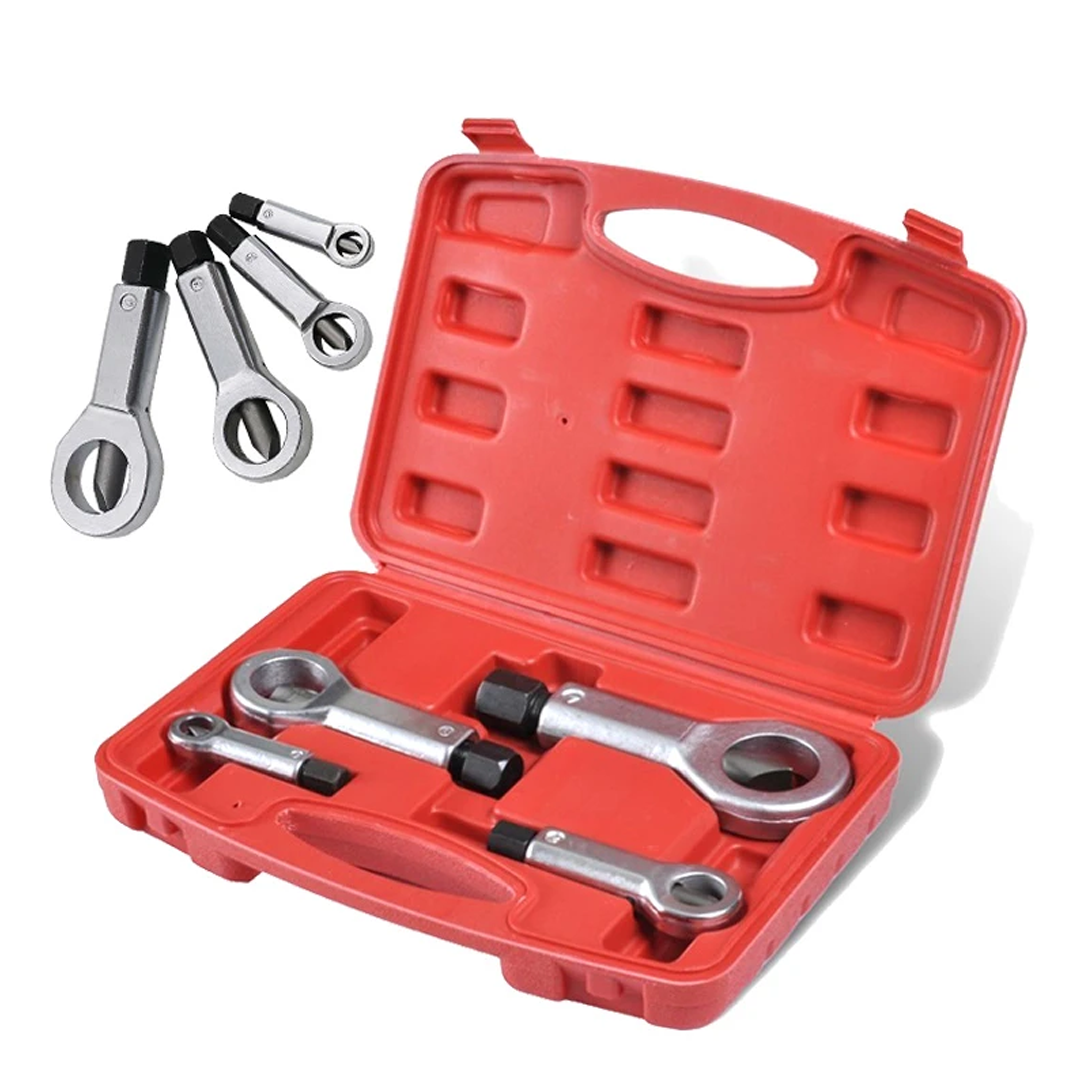 Комплект инструменти за премахване на гайки от 4 части 9 mm-27 mm