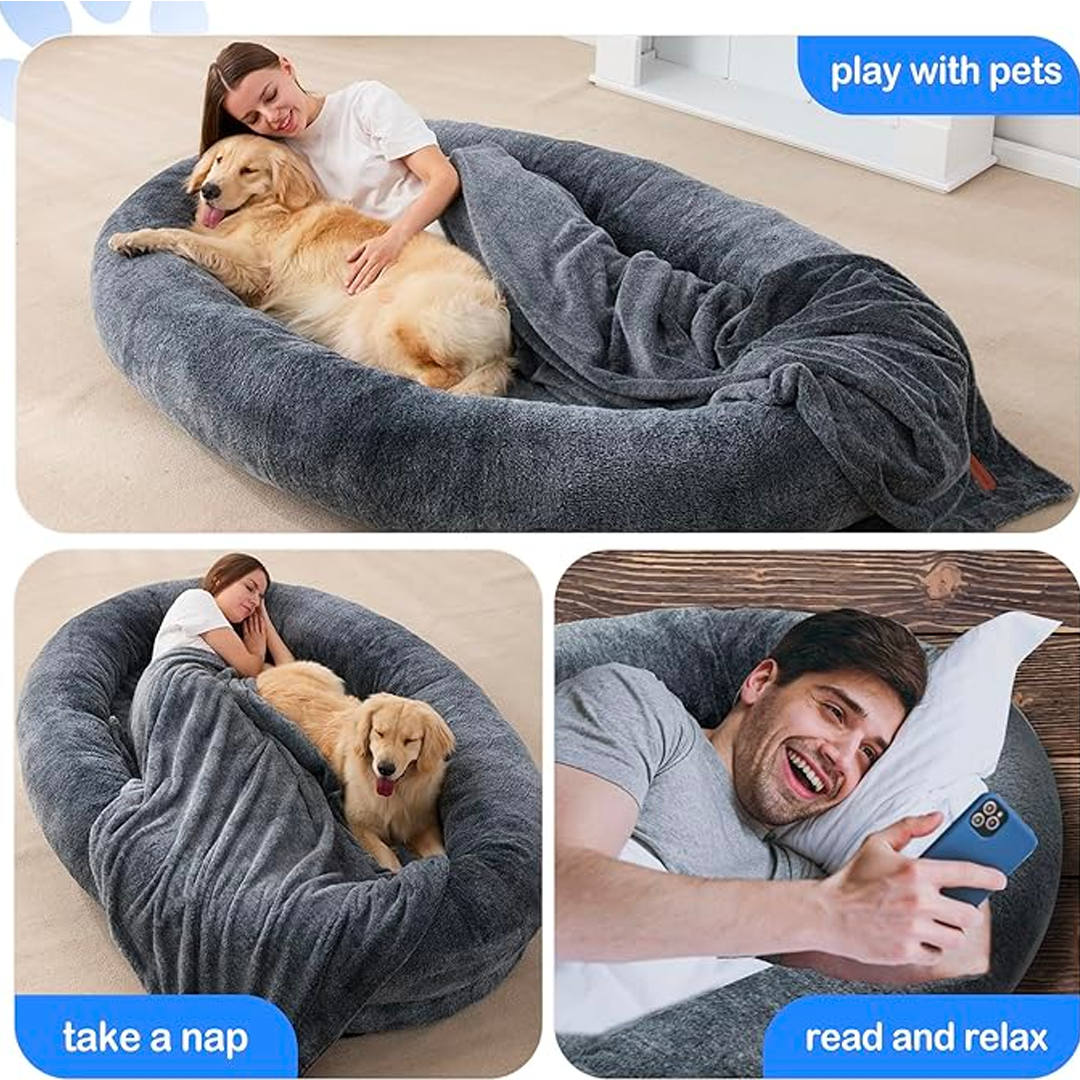 Гигантско легло с човешки размери