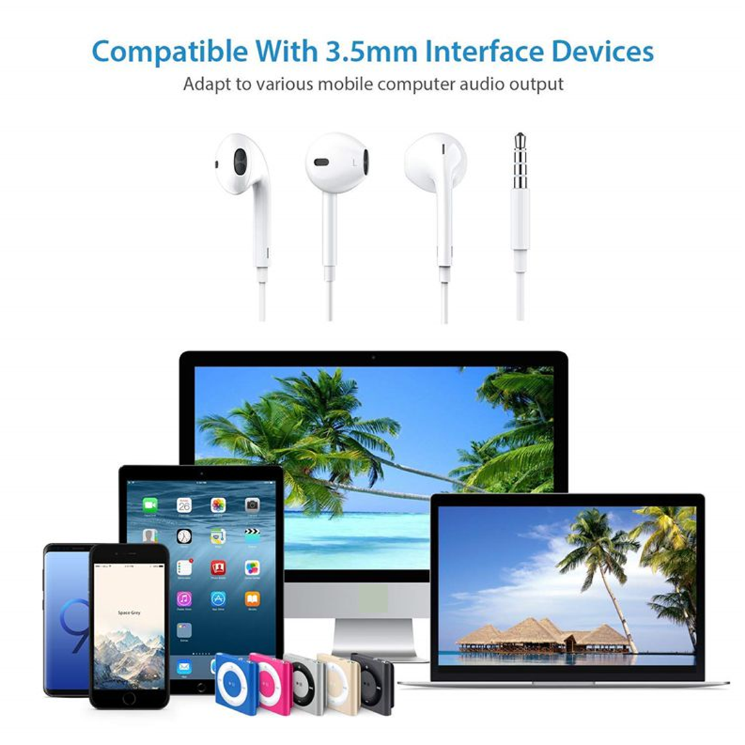 Слушалки за мобилен телефон *3.5мм жак*