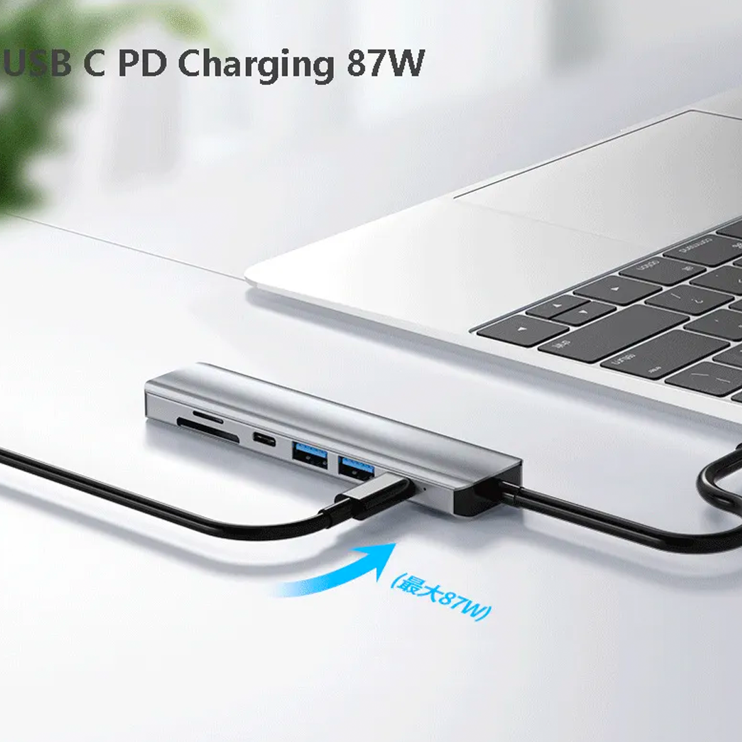 Многофункционален USB хъб 7 в 1