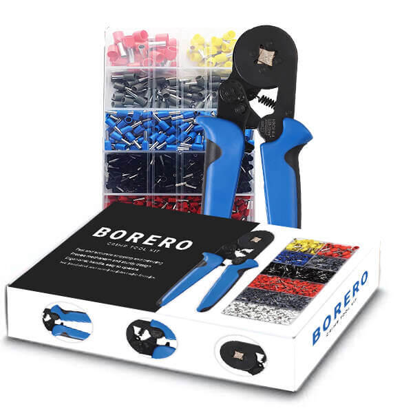 Комплект клещи за кримпване с накрайници