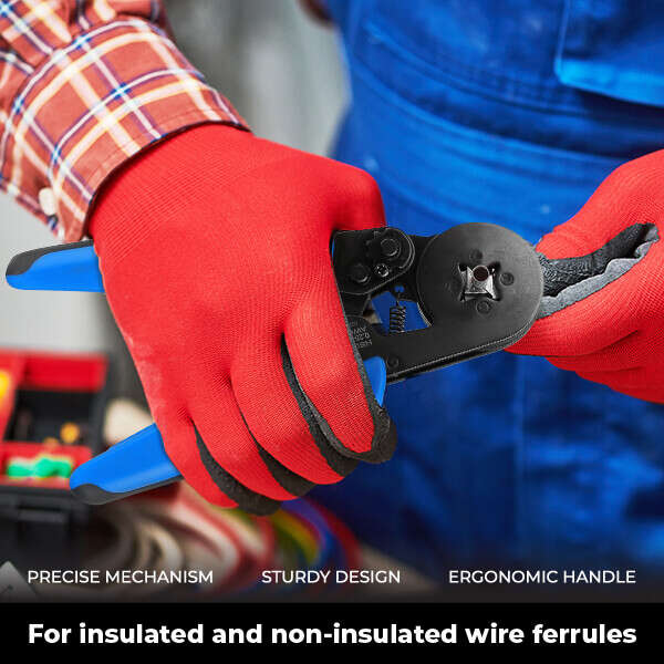 Комплект клещи за кримпване с накрайници