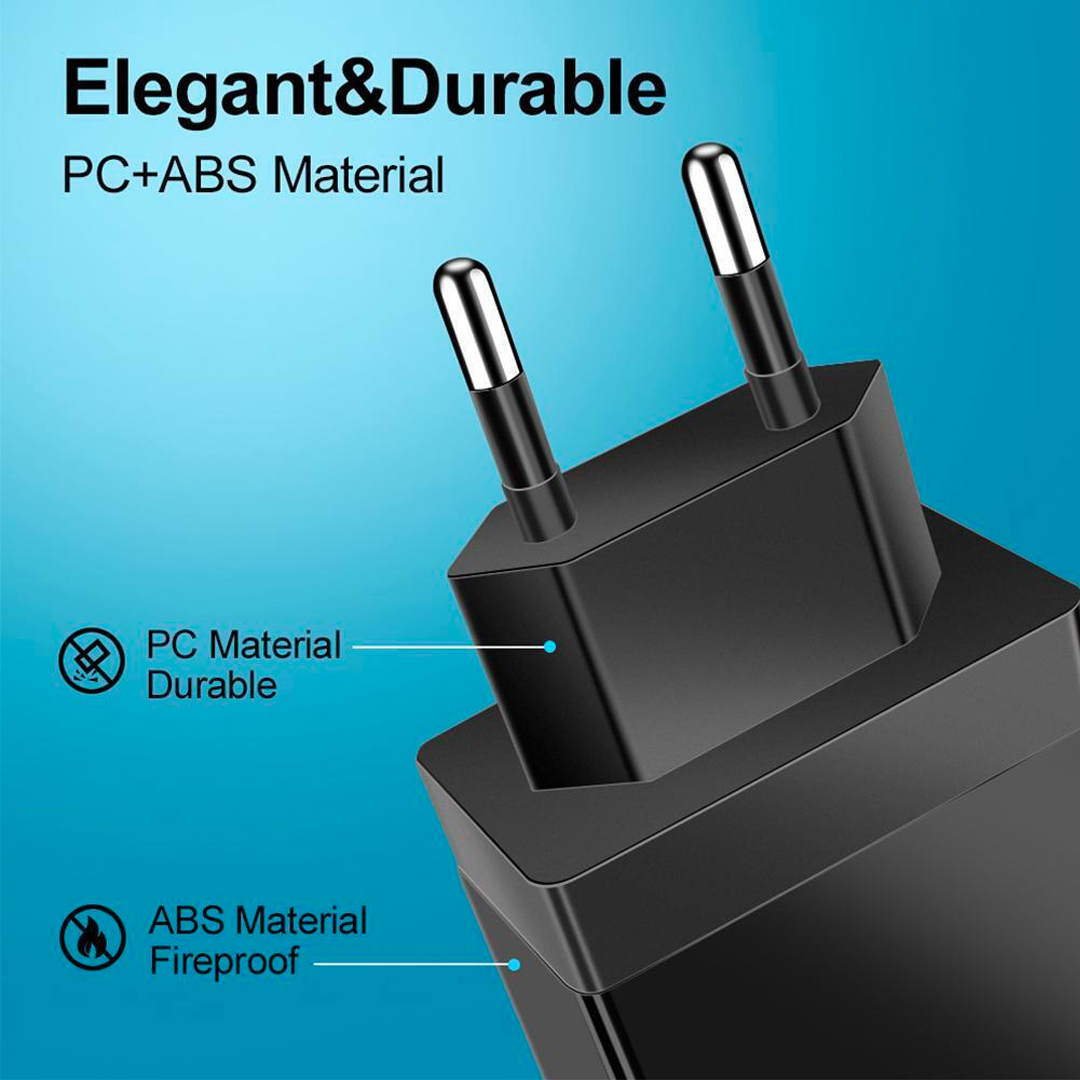 65W адаптер за бързо зареждане с множество портове - Универсален и практичен!