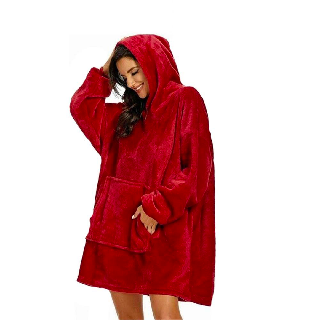 Одеяло с ръкави и качулка Deluxe (различни цветове)